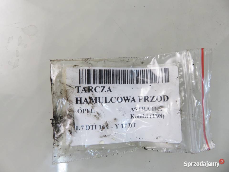 TARCZE HAMULCOWE PRZÓD OPEL ASTRA G 17 DTI 256MM