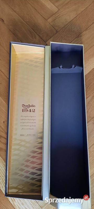 Pudełko Tequila Don Julio Anejo 1942 edycja Warszawa