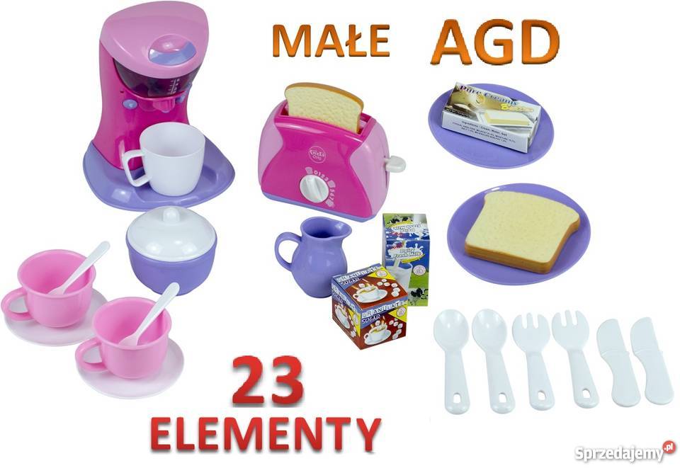 Małe AGD Zestaw do Kuchni Ekspres Toster Światło Mogilany