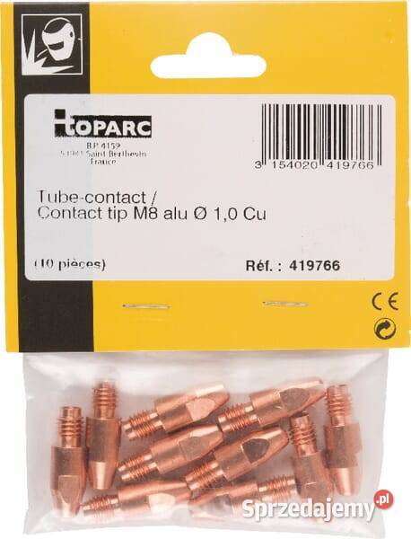 Końcówka prądowa M8 Aluminium 10 Cu 419766GYS Osprzęt do spawarek Kamionna