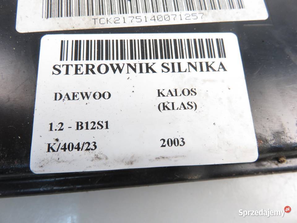 STEROWNIK DAEWOO KALOS 12 96376652TC małopolskie