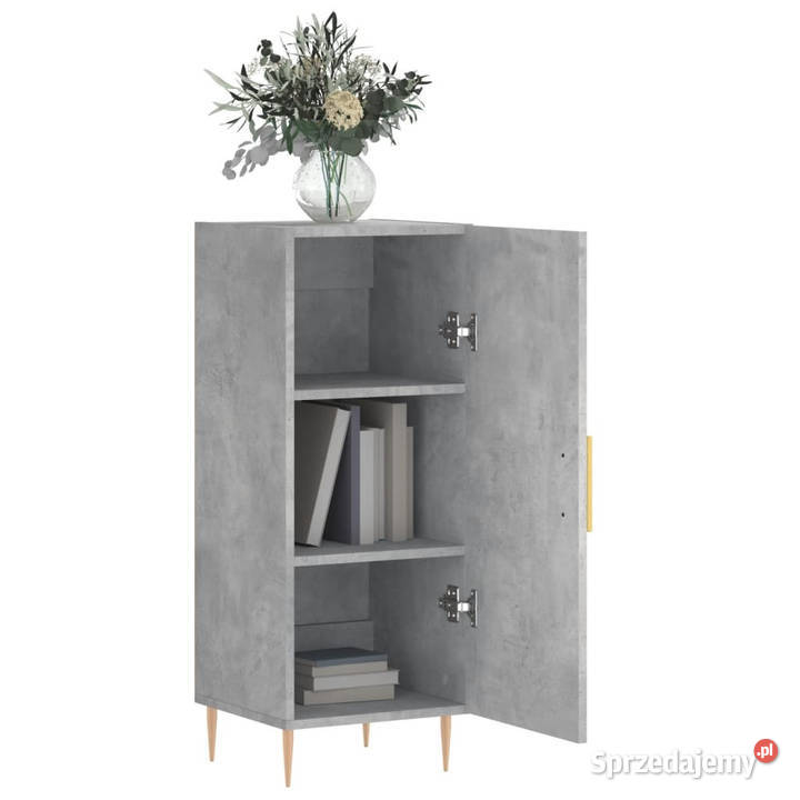 Szafka szarość betonu 345x34x90 materiał Warszawa