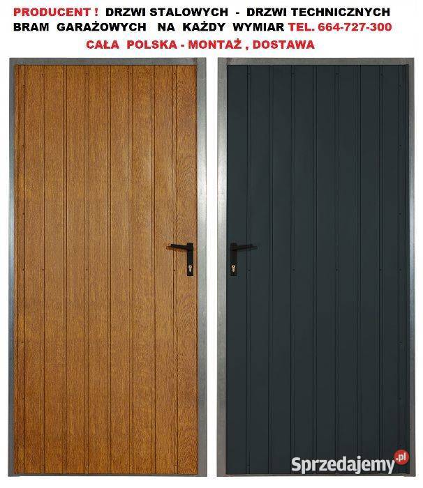 DRZWI STALOWE drzwi techniczne na wymiar BRAMY