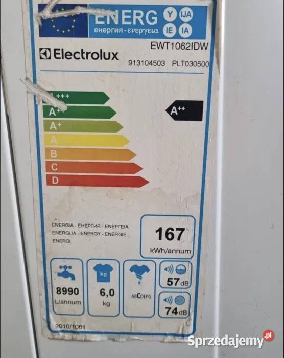 Pralka Electrolux Pralki i suszarki pomorskie Mokry Dwór