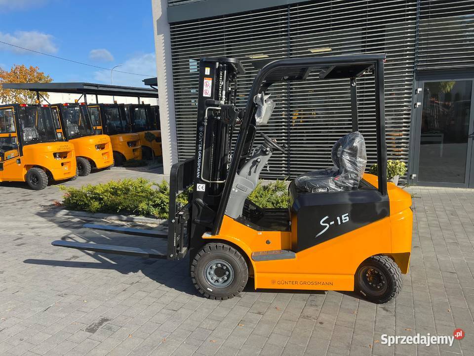 Nowy elektryczny wózek widłowy 15T 48m Gunter elektryczny Wózki widłowe dolnośląskie Wrocław