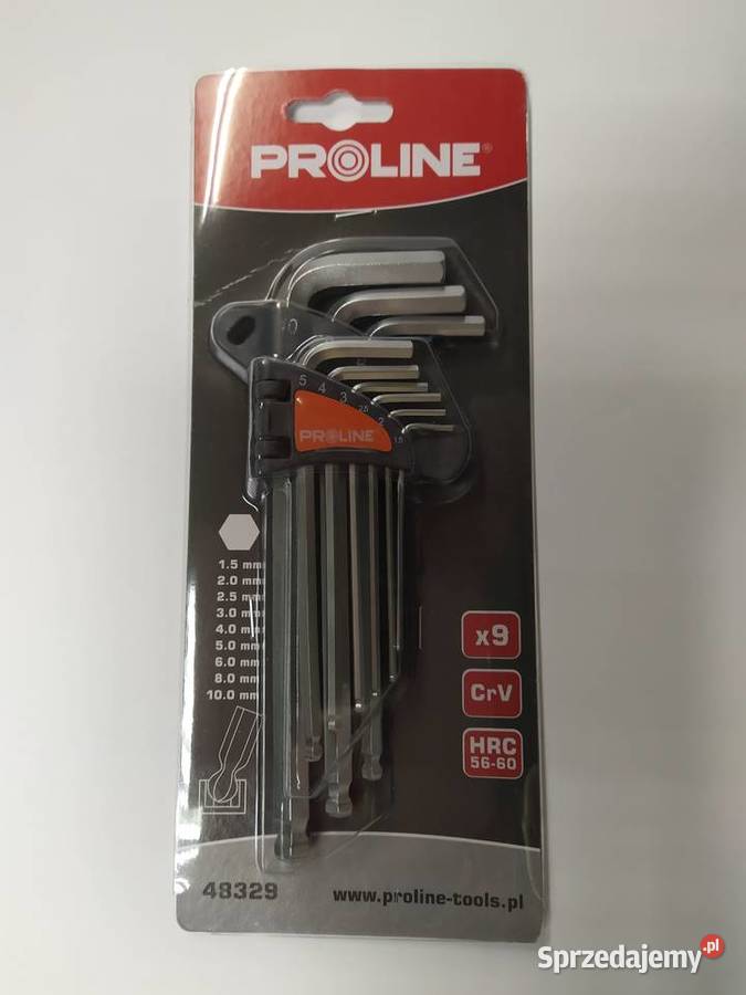 komplet kluczy imbusowych PROLINE Lublin sprzedam