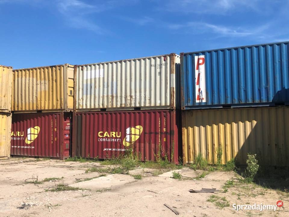 Kontener morski magazynowy 20 używany 6 m Magazynowanie