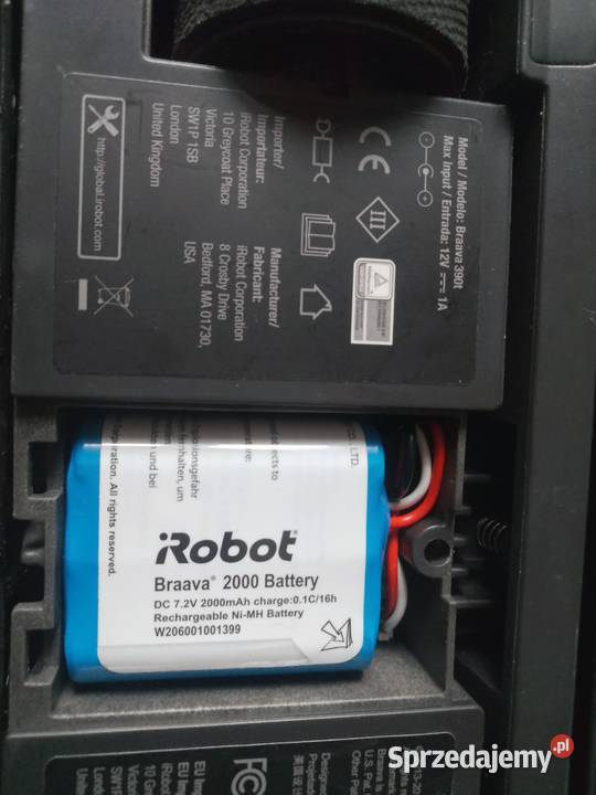 iRobot sprzątający iRobot BRAAVA 390T biały Legnica sprzedam