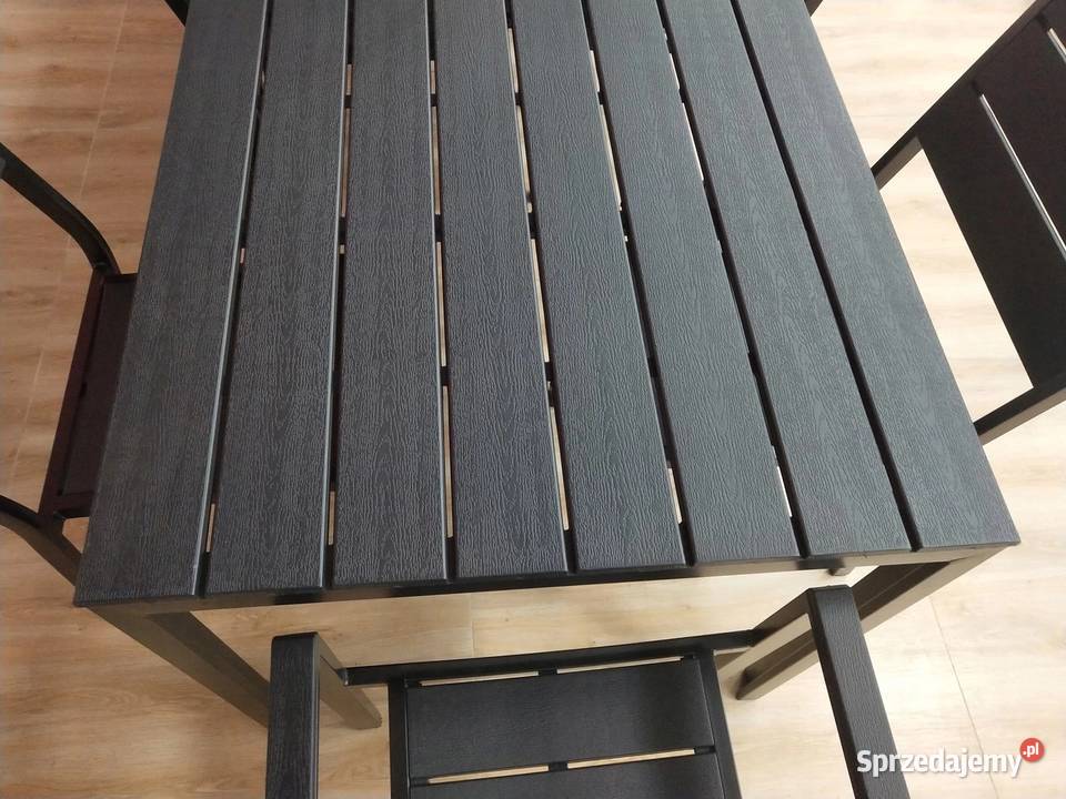 Stół ogrodowy 6osobowy 156x78 polywood meble na