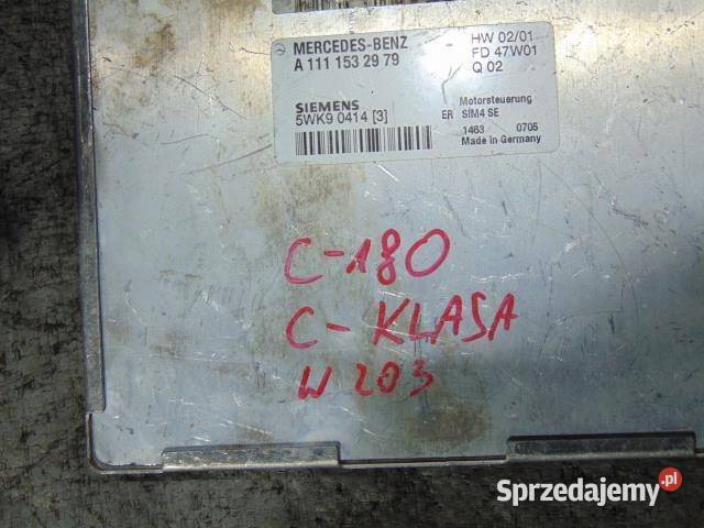 KOMPUTER SILNIKA MERCEDES C180 W203 A1111532979