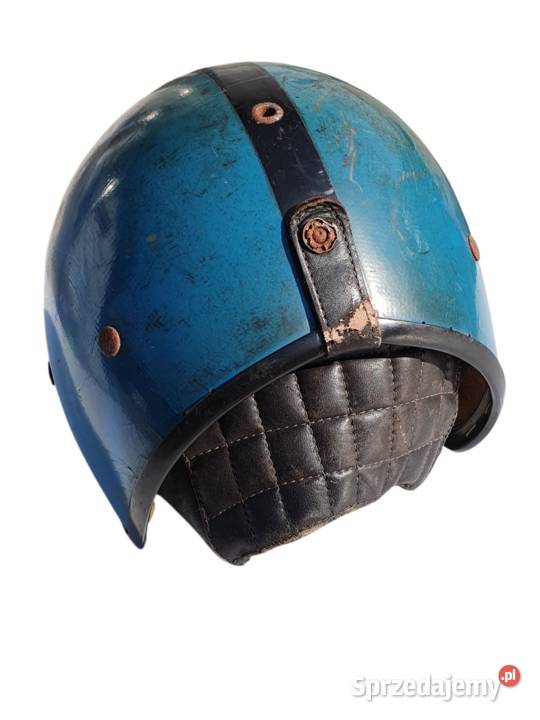 Stary kask orzeszek motocyklowy unikat Pozostałe Cieszyn
