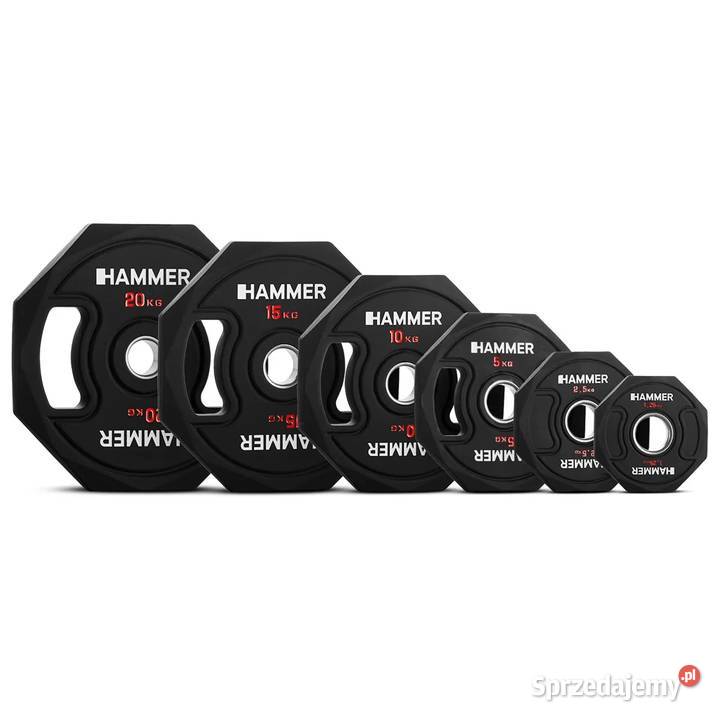 Obciążenia olimpijskie 125 do 20 HAMMER OCTAGON Kraków sprzedam