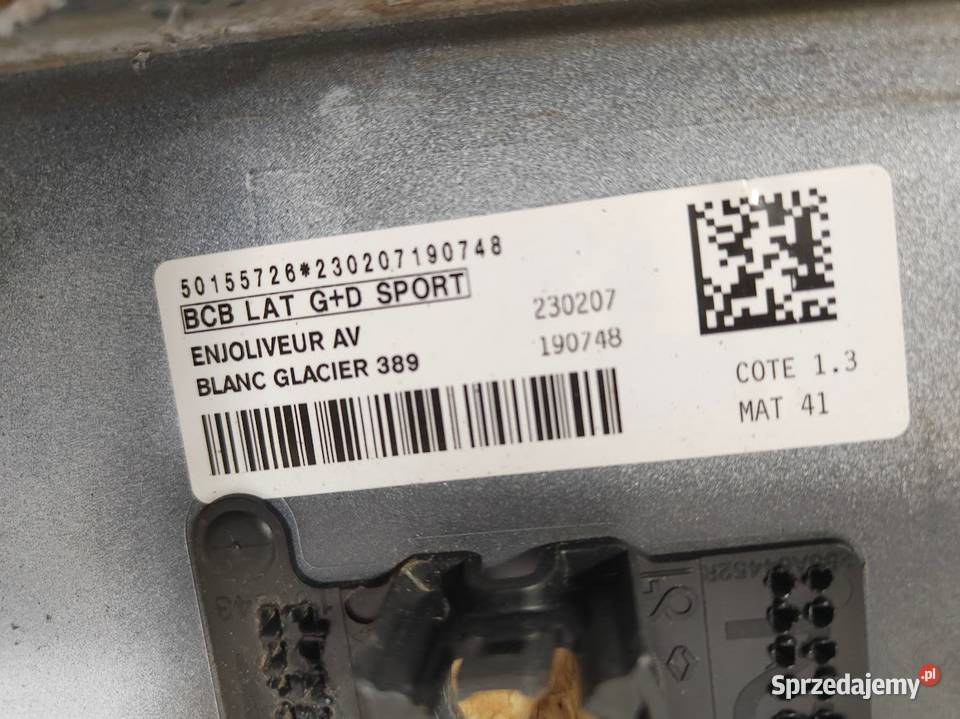 Narożnik Zderzaka Lewy Przód Zderzak Renault wielkopolskie Pleszew sprzedam