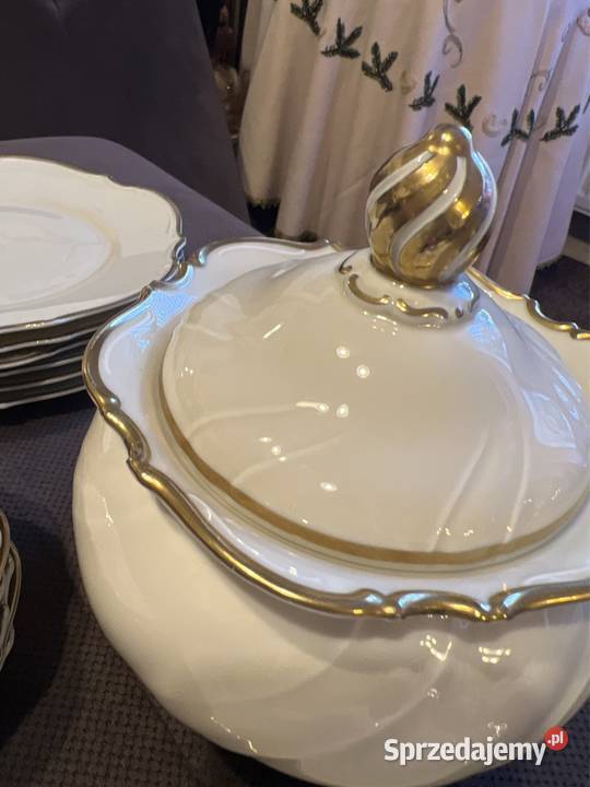 Stary serwis porcelanowy antyk sygnowany sprzedam