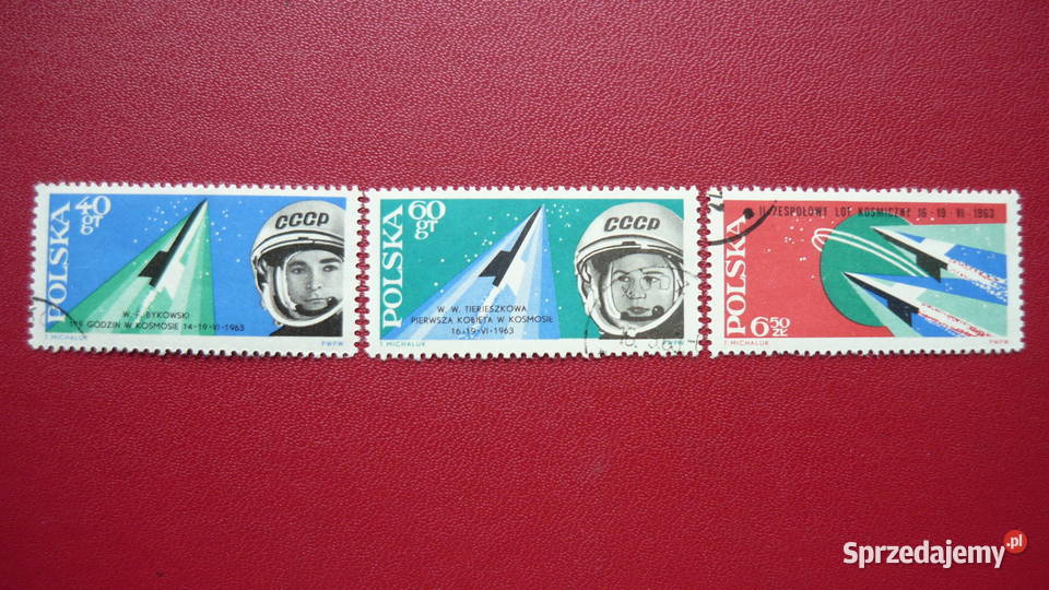 Znaczki Drugi zespołowy lot kosmiczny Myszków