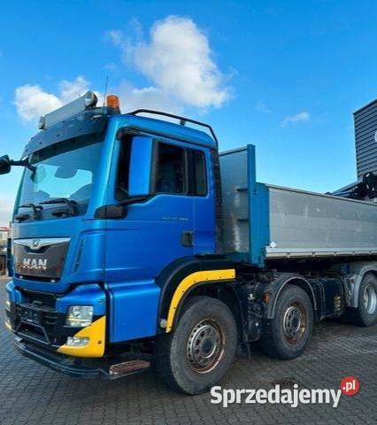 Man Tgs 48 480 4osiowy 8x4 wywrotka z tylnym automatyczna Wywrotki Warszawa