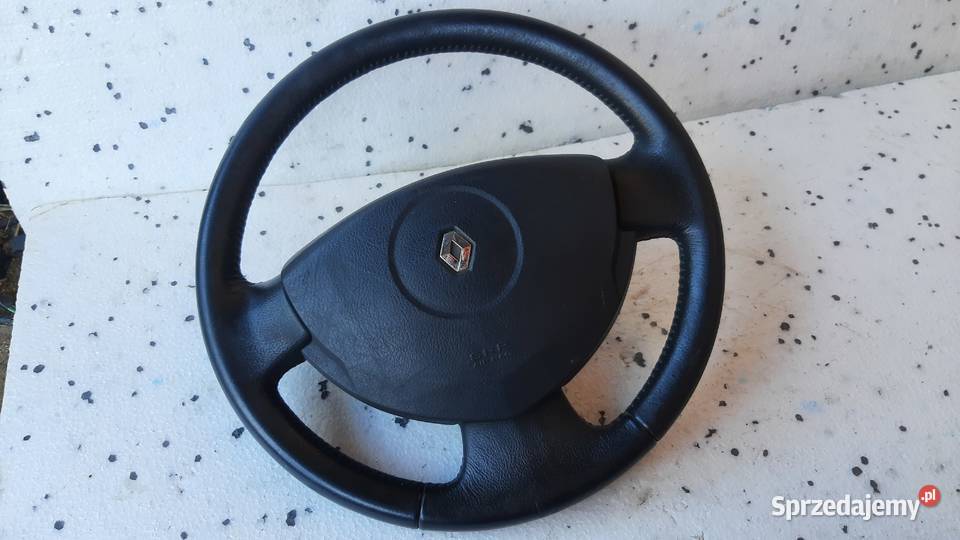 kierownica skóra kompletna z poduszką Renault