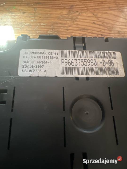 Licznik citroen c4 piccasso 9663755980 Margonin