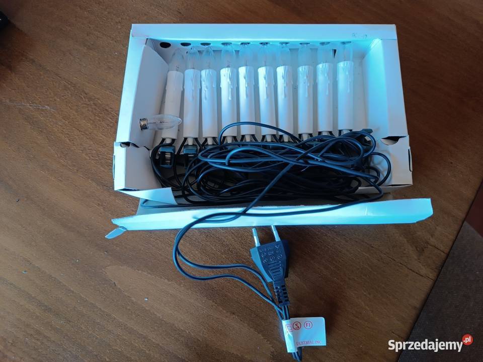 Lampki na choinkę w kształcie świeczek 10 sztuk Szczyrk