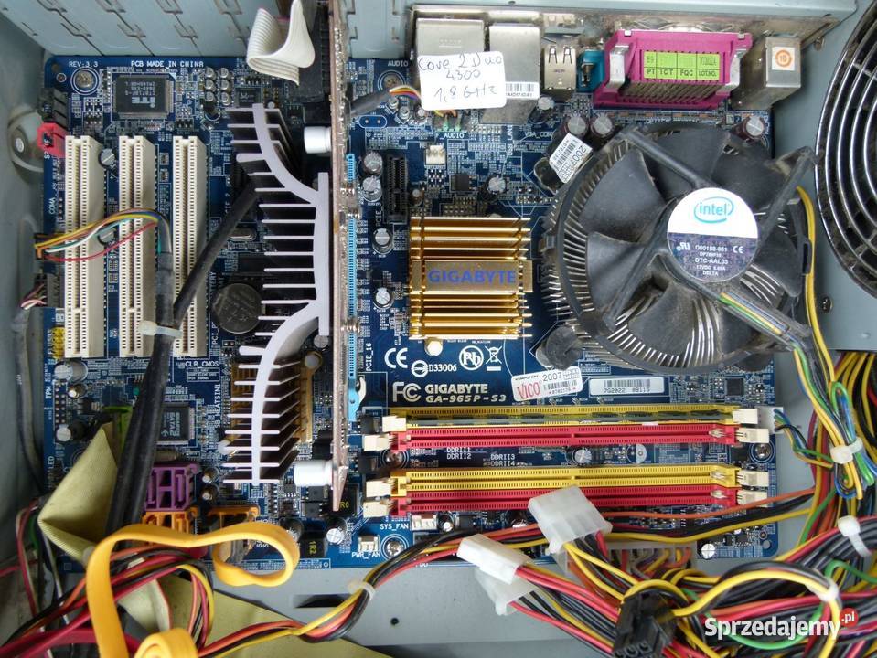 Komputer płyta procesor Core2Duo 1829GHz RAM Klasy Core 2 Duo