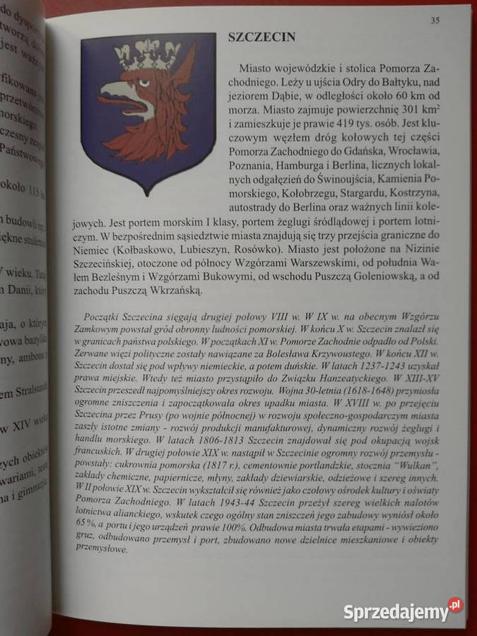 2980 Miasta W Euroregionie Pomerania Szczecin Antykwariat sprzedam