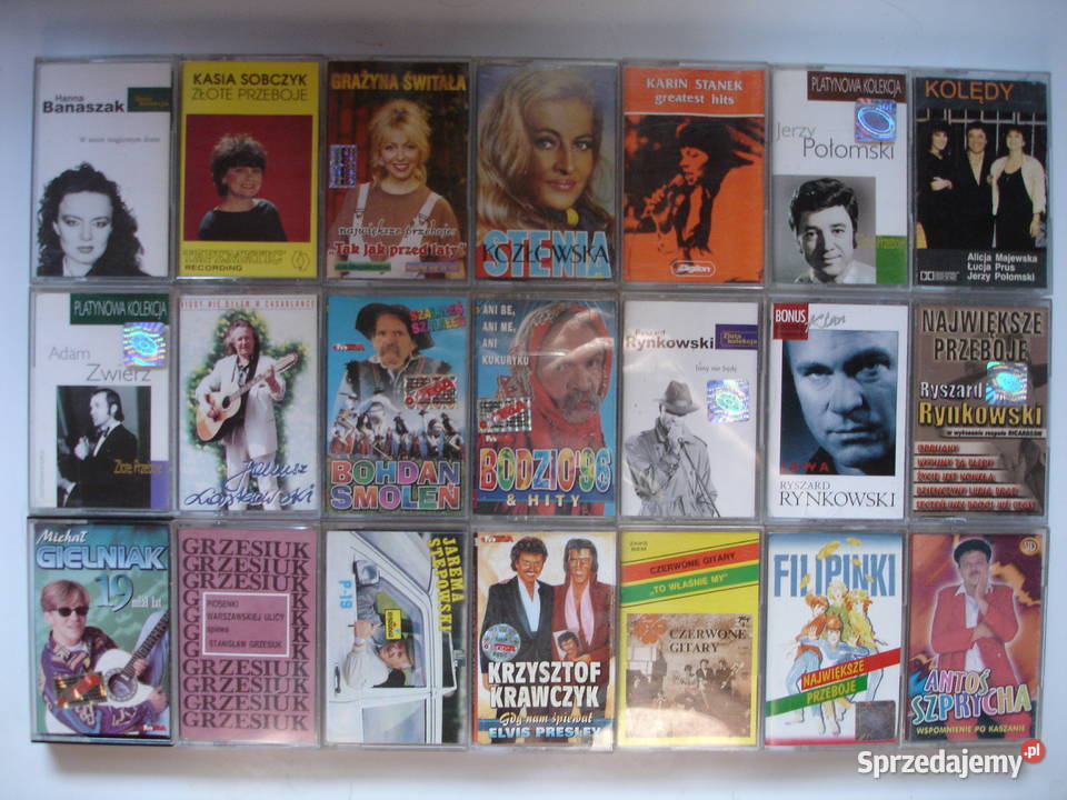 Oryginalne KASETY magnetofonowe Zielona Góra sprzedam