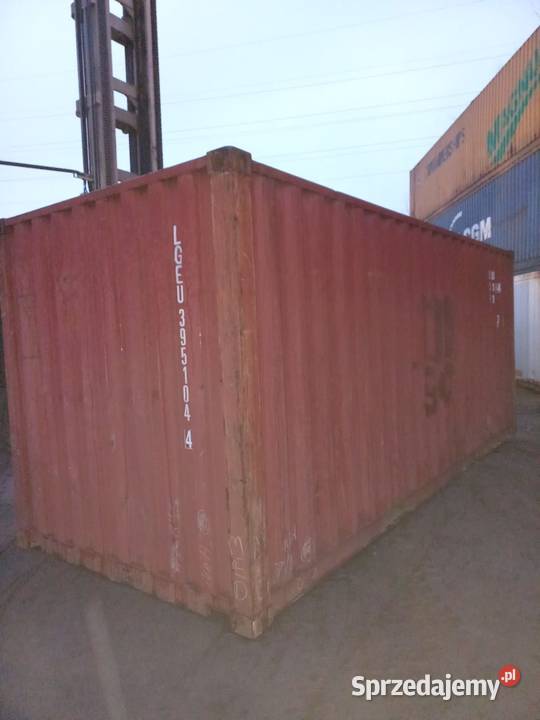 Kontener morski używany 20DC blaszak garaż Szczecinek