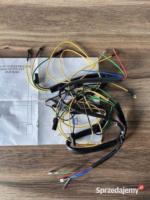 NOWA POLSKA INSTALACJA ELEKTRYCZNA JAWA 50 TYP Układ elektryczny, zapłon Bielsko-Biała sprzedam