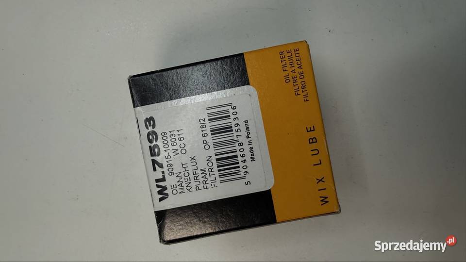 Nowy filtr oleju WIX WL7593 mazowieckie Warszawa