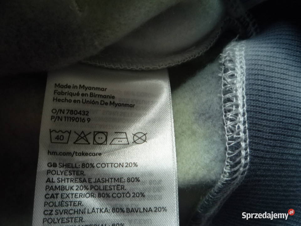 Nowa HM 134140 Bluza Kangurka Meszek kaptur Szczecin sprzedam