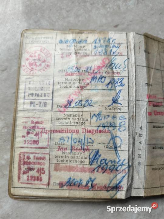 Dowód kolekcjonerski WSK 175