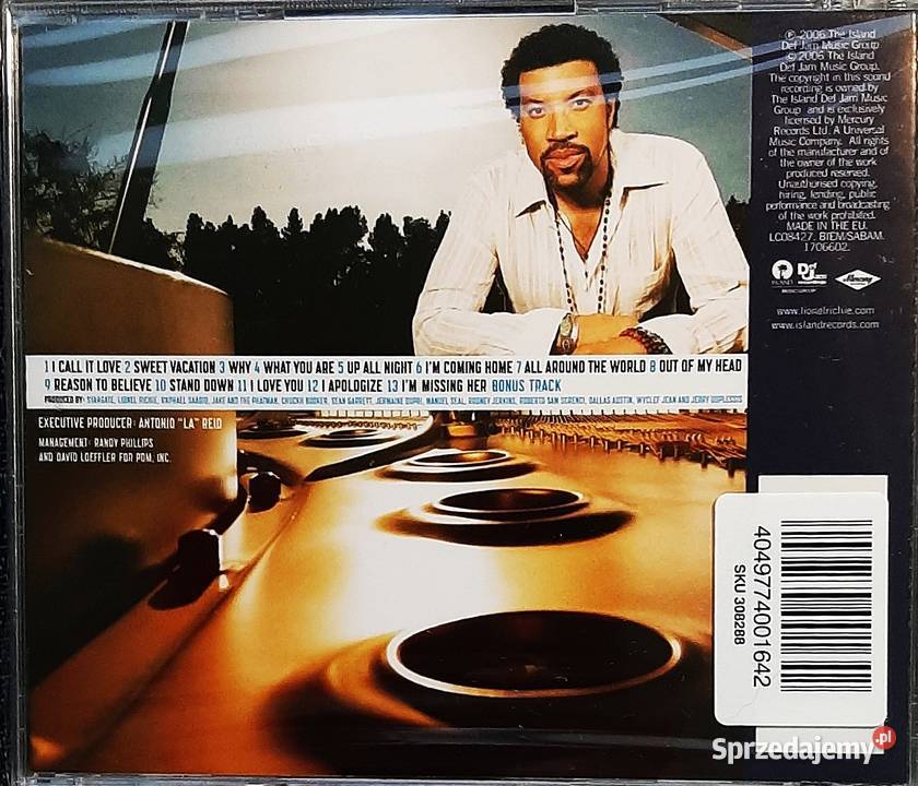 CD Nowa Wspaniały Album CD LIONEL RICHE Album dolnośląskie Lubin