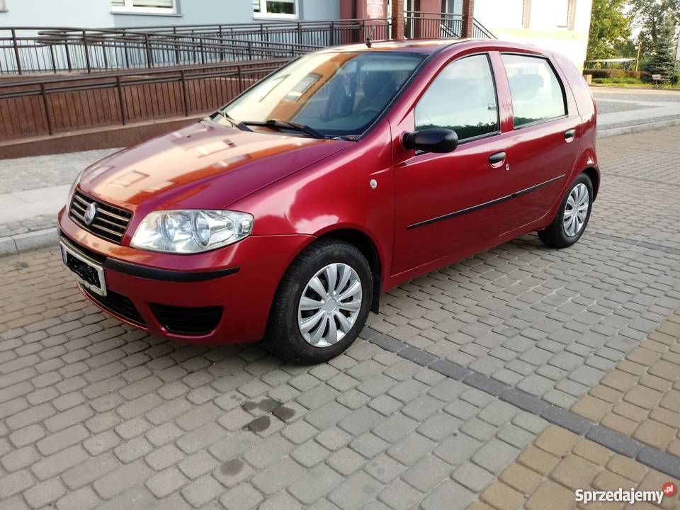 Fiat Punto II Lift City B G 2004 bordowy