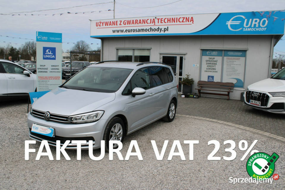 Volkswagen Touran EVO Comfortline netto 64 146 pełny VAT Warszawa