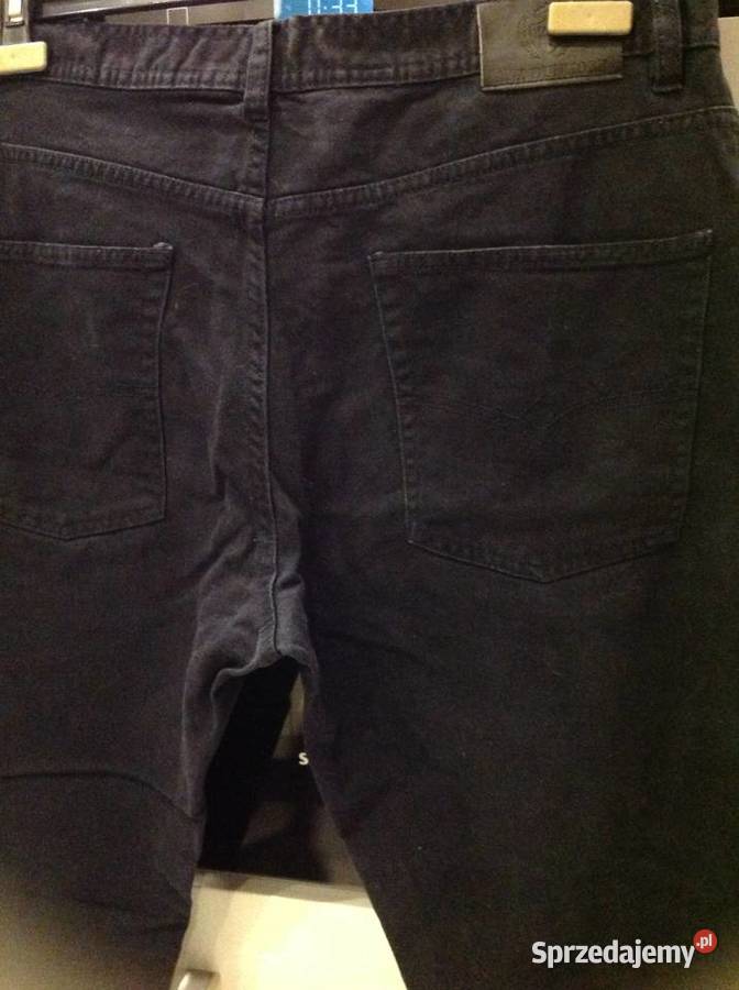 Spodnie Czarne Jeans Męskie CARLOS L