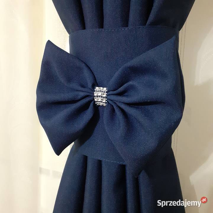 Zasłony granatowe Mława sprzedam