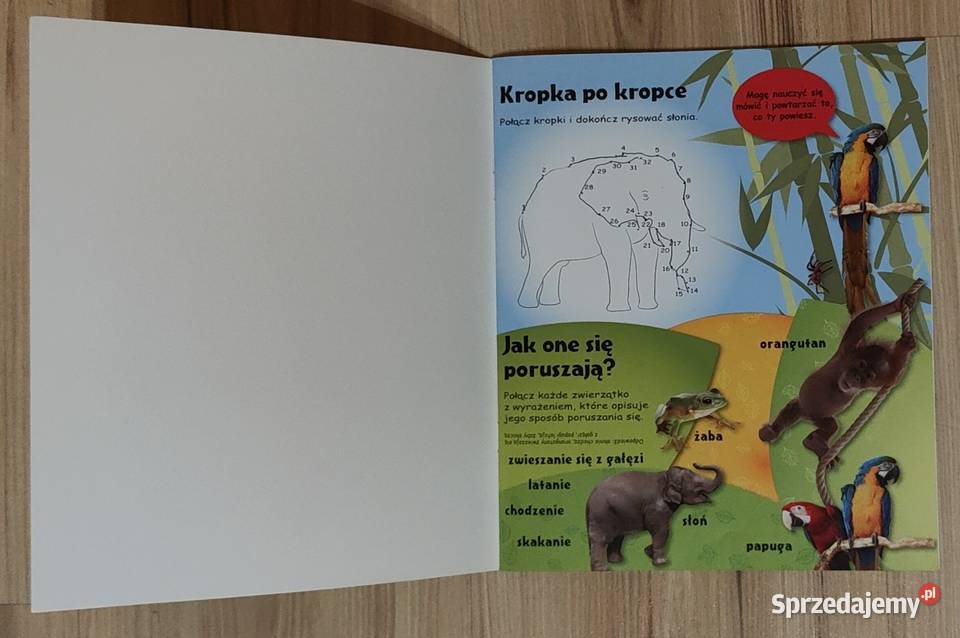 Dzieci zwierząt Zestaw książek z naklejkami i Warszawa