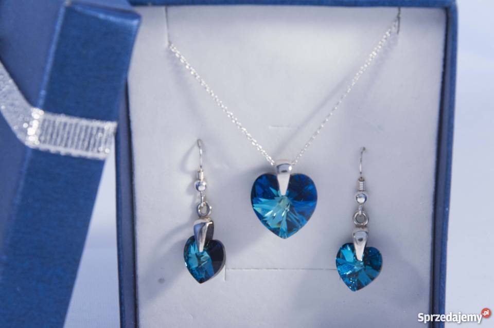 SWAROVSKI KOMPLET SREBRO 6 kolorów PUDEŁKO Łysa Góra sprzedam