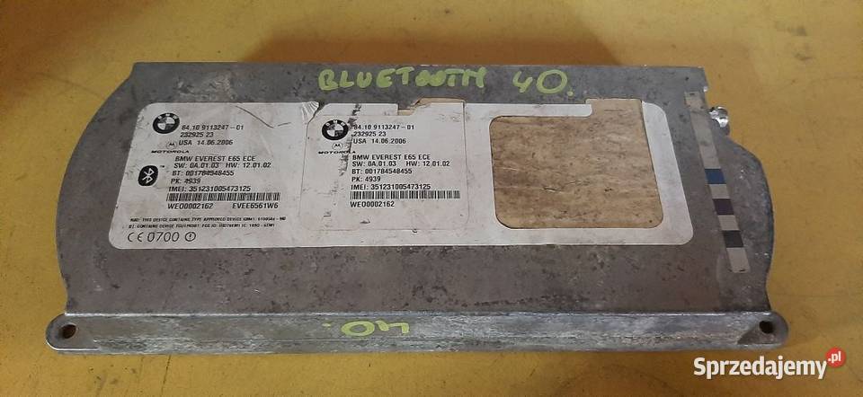 Moduł sterownik Bluetooth GSM BMW E65 E66 E87 Włoszczowa