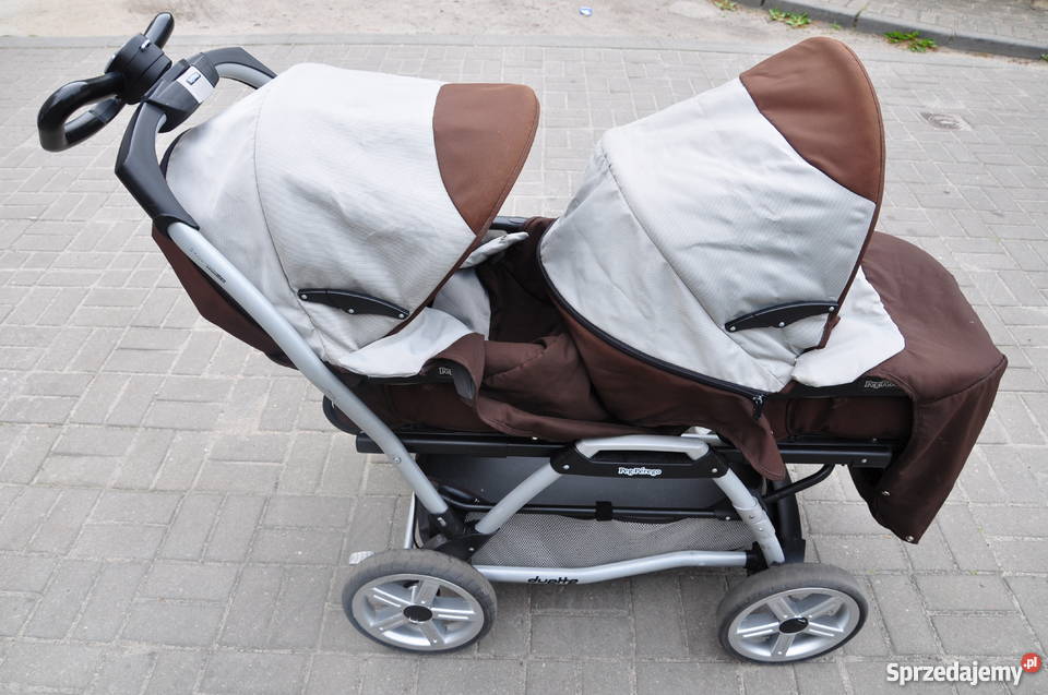 wózek bliżniaków roku PEG PEREGO DUETTE Przekładane siedzisko  pomorskie