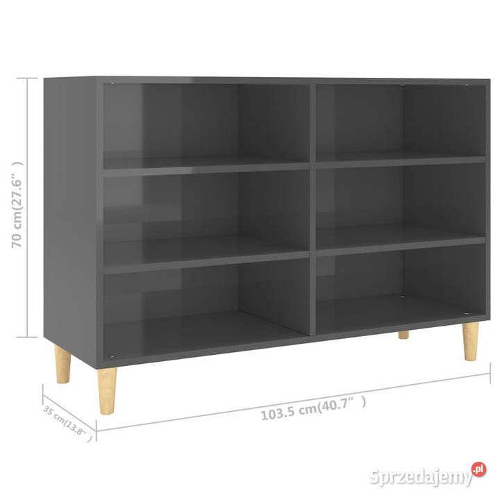 Szafka na wysoki połysk szara 1035x35x70 Warszawa