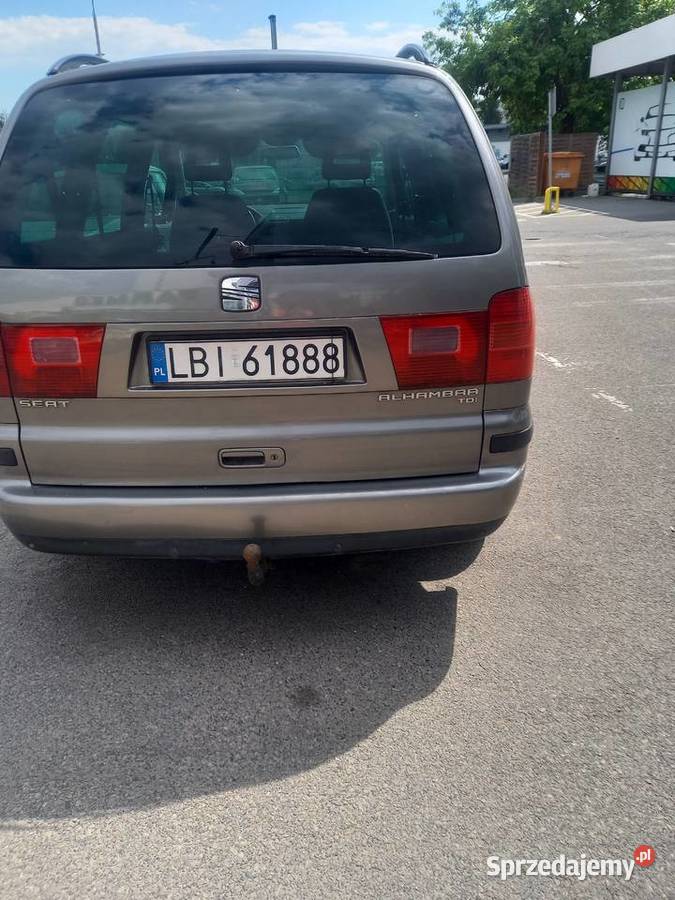 Seat Alhambra 2004 r 19 Diesel 7osobowy diesel Alhambra lubelskie Lublin