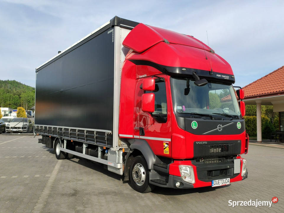 Volvo FL12240 E6 Firana Tył Drzwi Dach Zsuwany Widełki