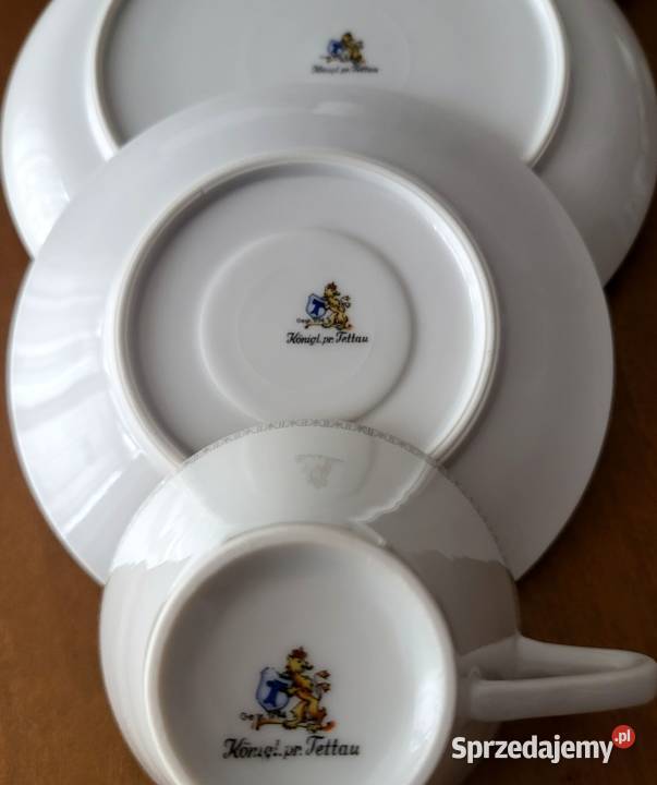 Tettau Bawaria elegancki serwis do małej czarnej Szczecin sprzedam