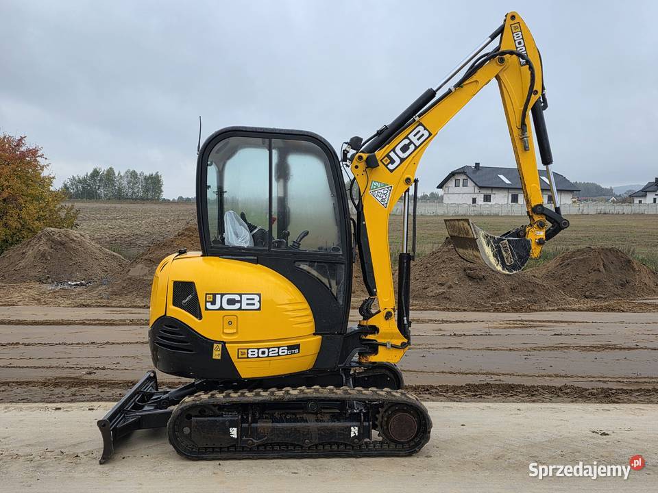 JCB 8026 mini koparka 3 łyżki szybkozłącze 1 wł Koparki Bieliny