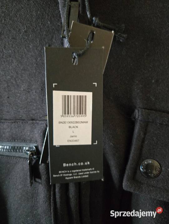 Bluza Bench męska czarny stan nowy rozmiar L Czaplinek