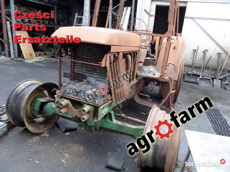 John Deere 6400 części silnik skrzynia biegów Byków