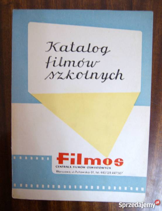 Katalog filmów szkolnych cz I II III 1965 sprzedam