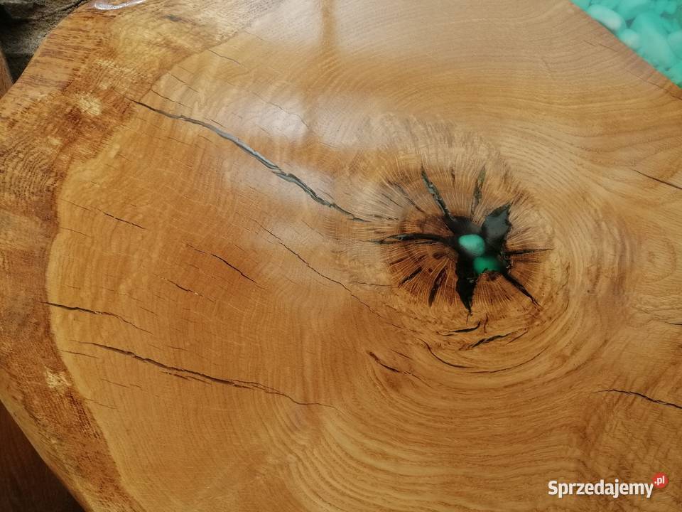 Stolik kawowy dąb wiąz jesion stół bale deski Przysucha