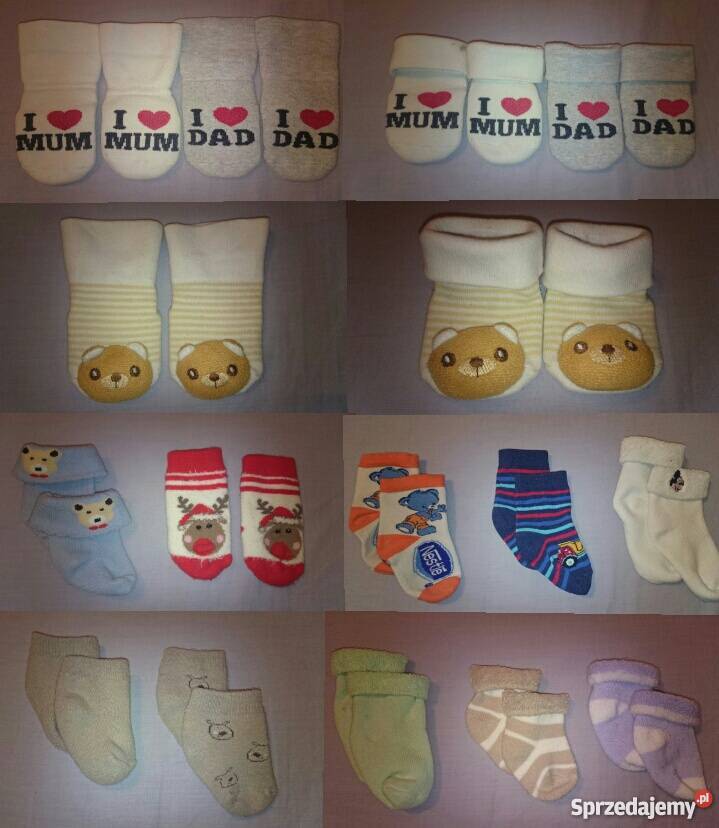 Zestaw skarpetki niemowlęce hm nestle 13 par Żywiec